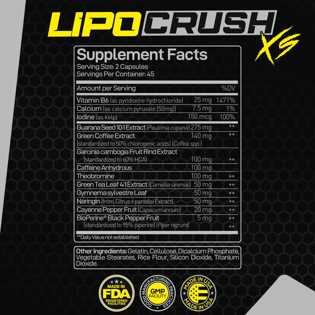FORZAGEN LIPO CRUSH FAT BURNER