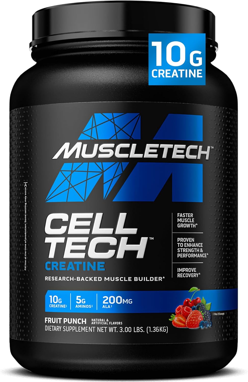 CREATINA MUSCLETECH CELL TECH 3L