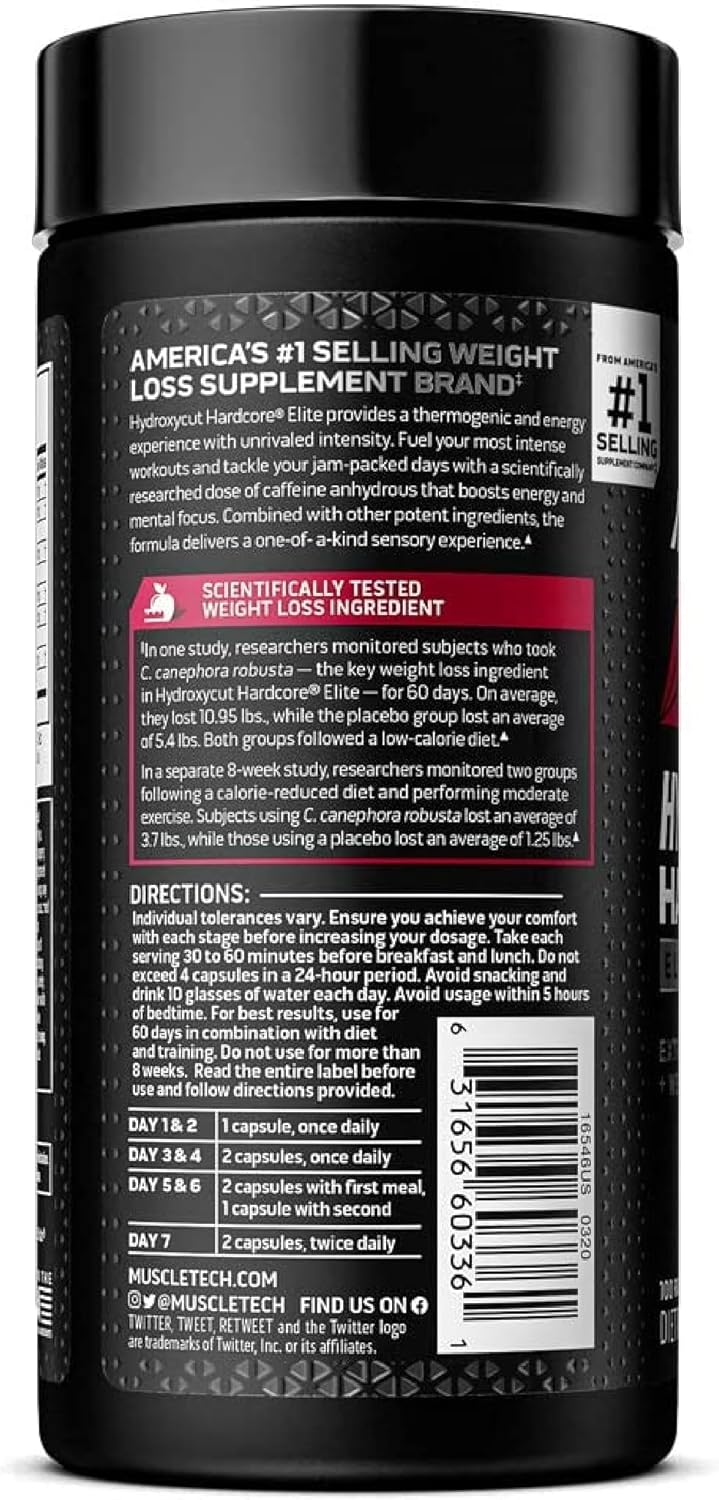 MUSCLETECH HYDROXYCUT HARDCORE