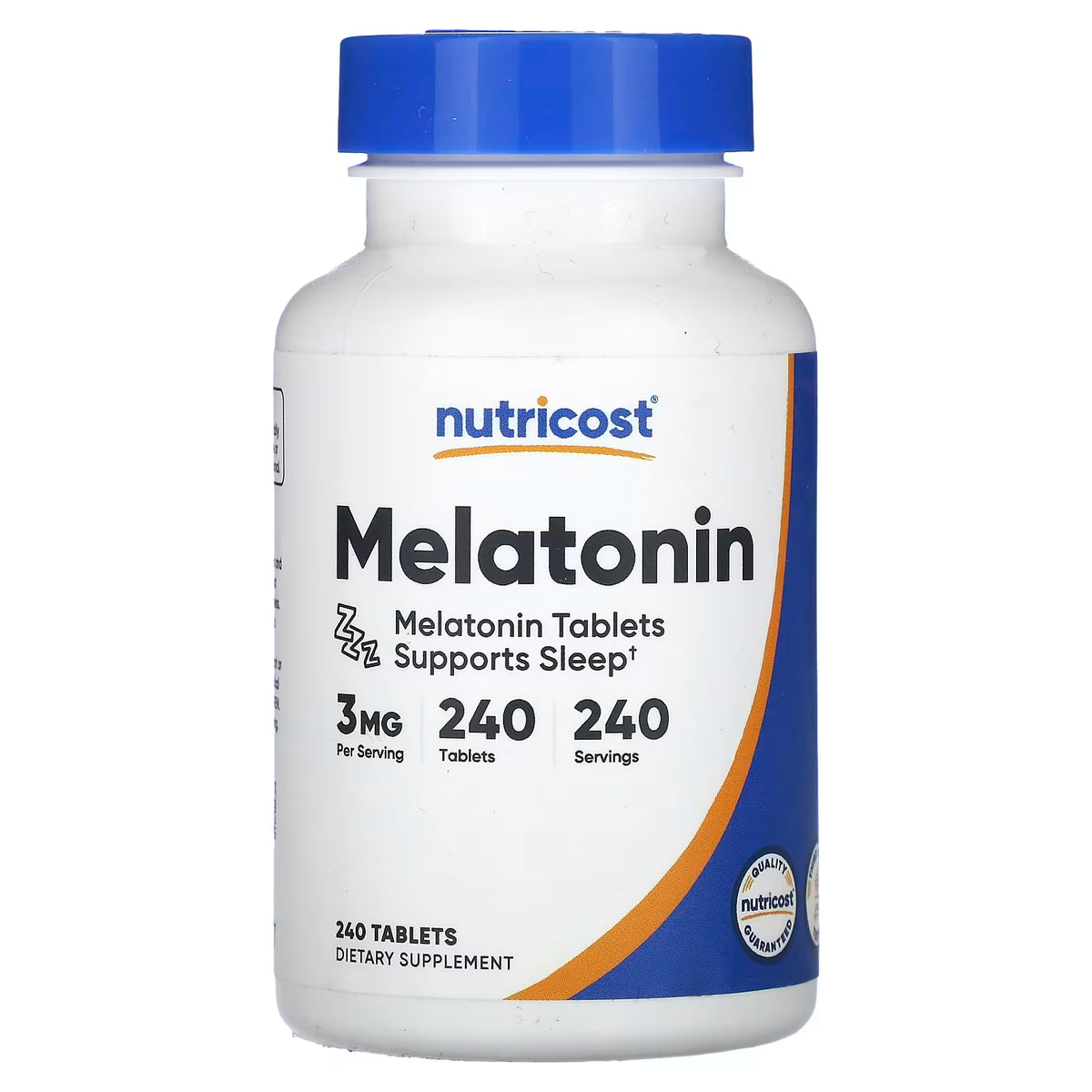 MELATONINA 10MG 240 CAPSULAS -NUTRICOST