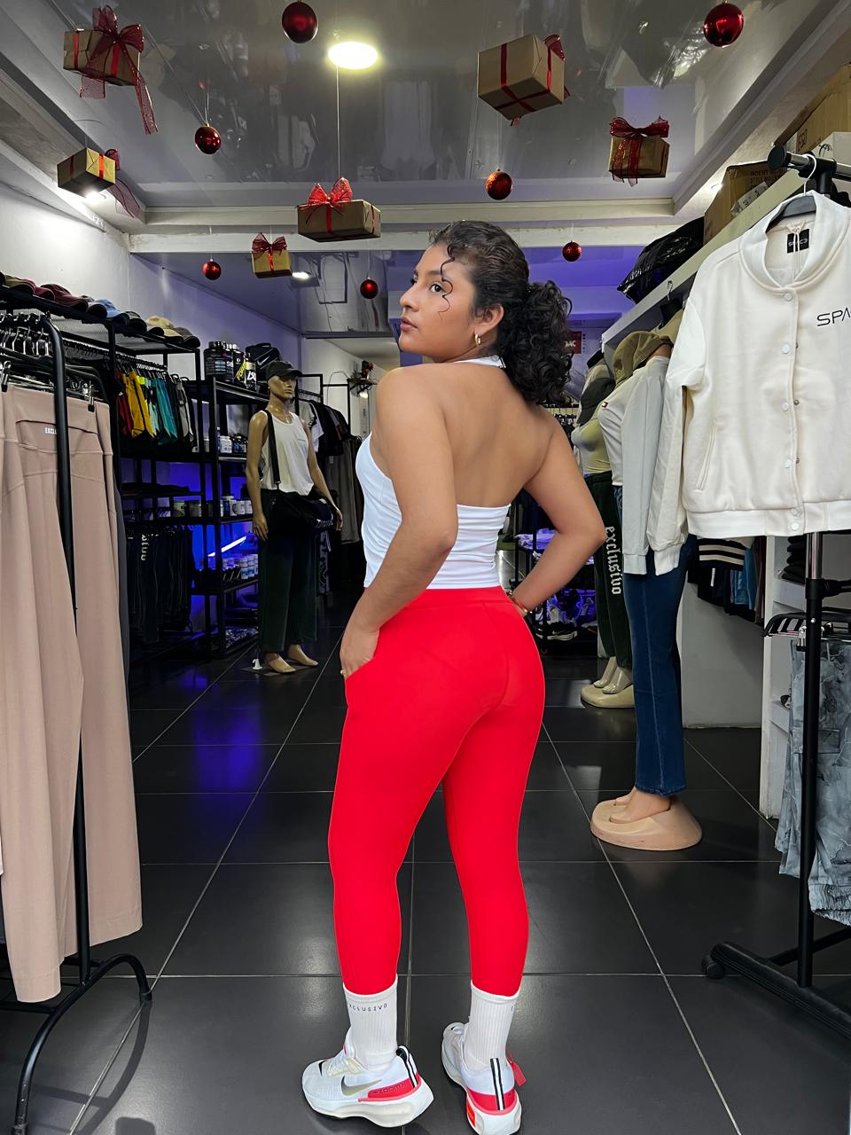 LEGGINGS MONOB ROJO VIVO: AME-0066