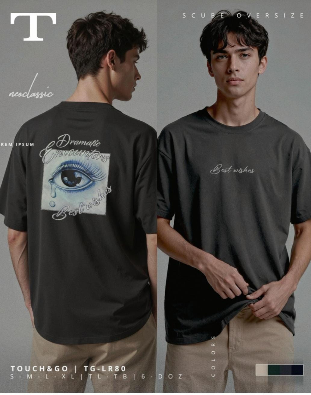 CAMISETA OVERSIZE BEST WISHES- ICE MAN