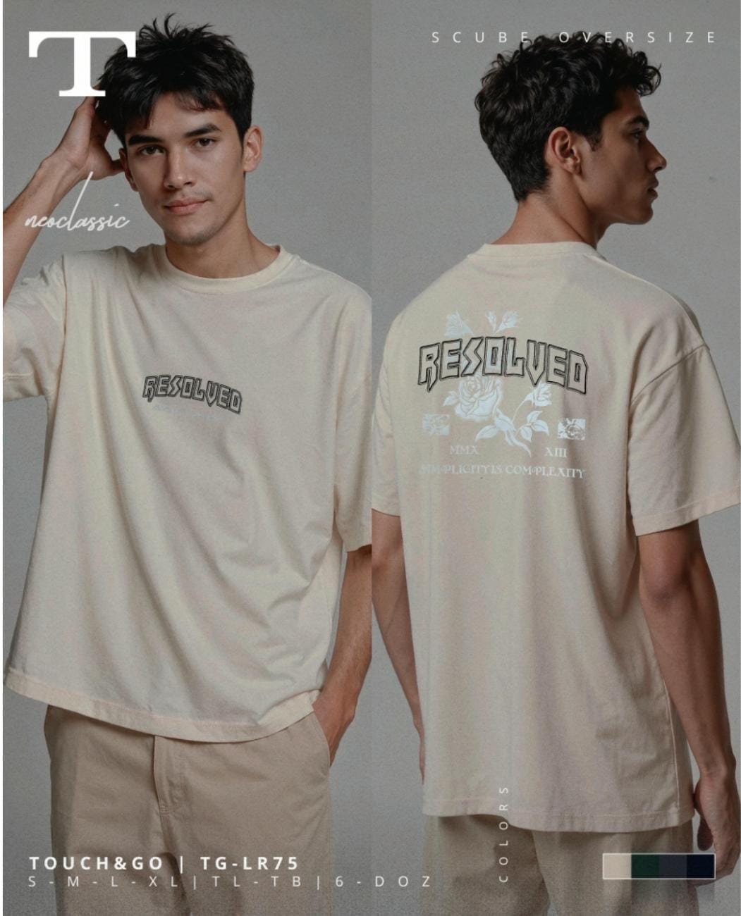 CAMISETA OVERSIZE RESOLVED- ICE MAN