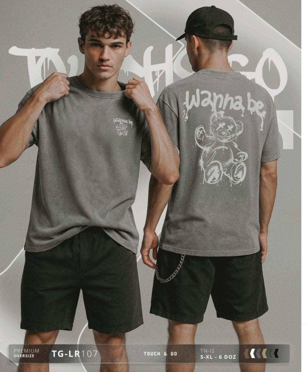 CAMISETA OVERSIZE WANNA BE- ICE MAN