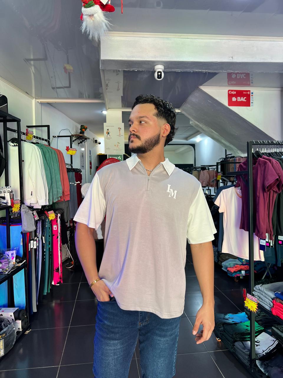 CAMISETA OVERSIZE ICE-MAN ESTILO POLO POR MAYOR
