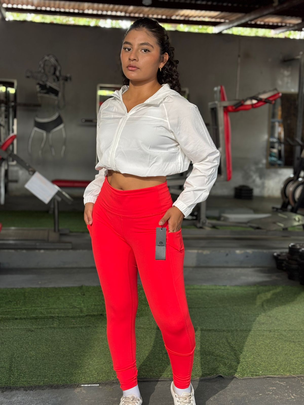 LEGGINGS MONOB ROJO VIVO: AME-0066