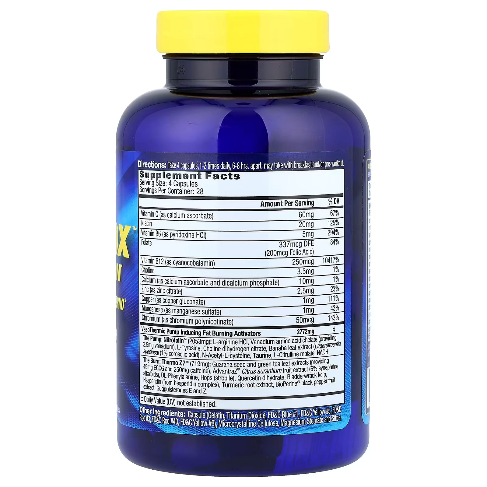 ANADROX  PUMP AND BURN 112 CAPSULAS- MPH