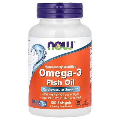 OMEGA 3 100 SOFTGELS- NOW