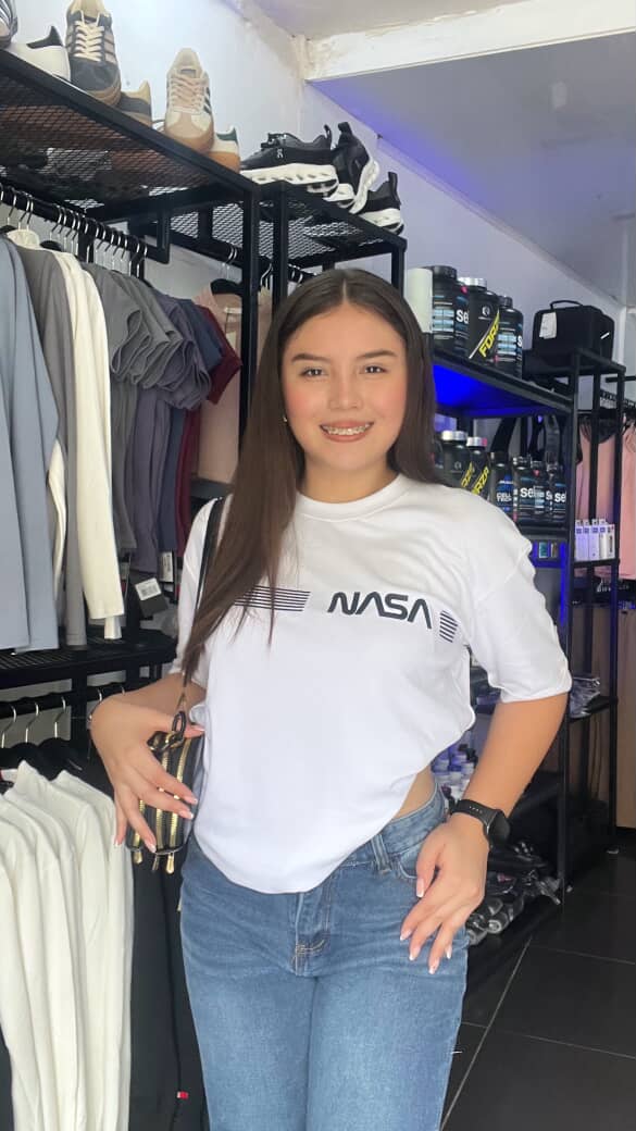 CAMISETA OVERSIZE DE DAMA NASA POR MAYOR