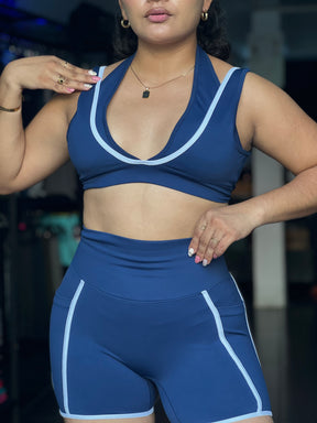 CONJUNTO TOP CORTE V - CORTO