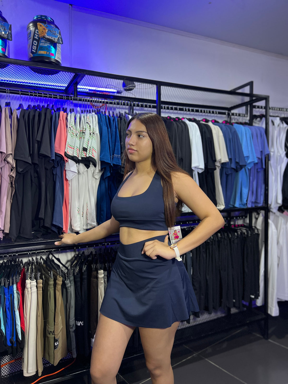 CONJUNTO DEPORTIVO - FALDA SHORT