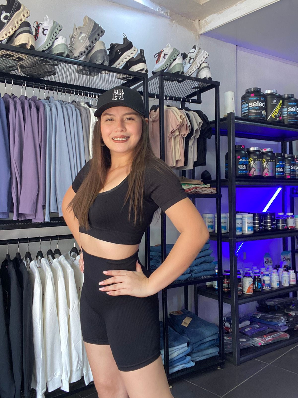 CONJUNTO DEPORTIVO SEAMLESS BLACK POR MAYOR