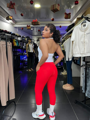 LEGGINGS ROJO VIVO AMERICANAS- MONO B