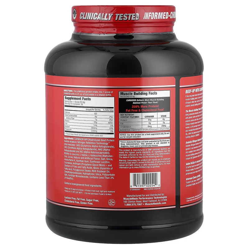 CARNIVOR PROTEIN - MUSCLEDMAS - 5.78LBS