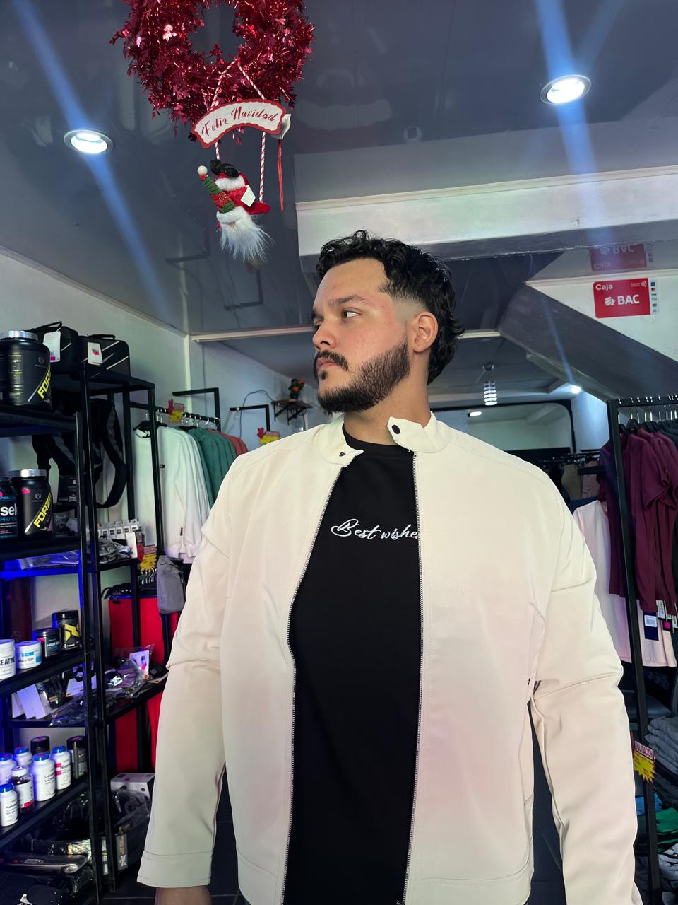 CHAQUETA CASUAL DE CUERINA- TOUCH AND GO POR MAYOR