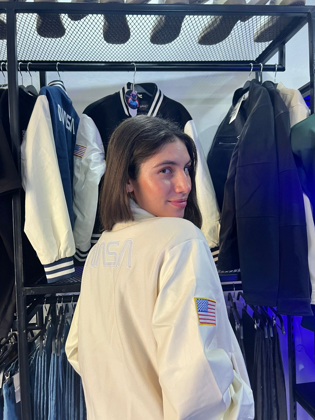 CHAQUETA NASA CUERINA ORIGINAL- NASA
