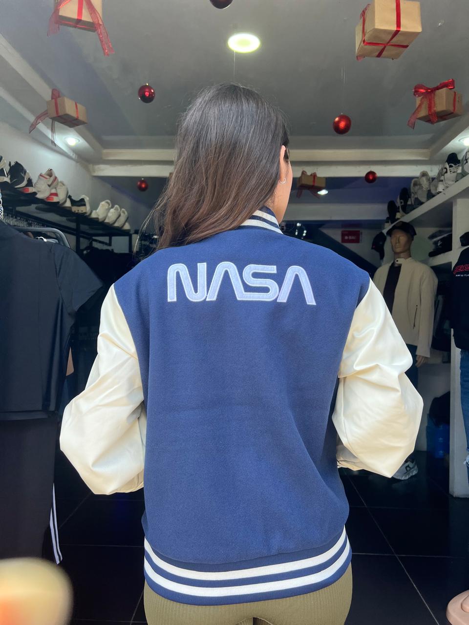 CHAQUETA NASA CUERINA ORIGINAL- NASA