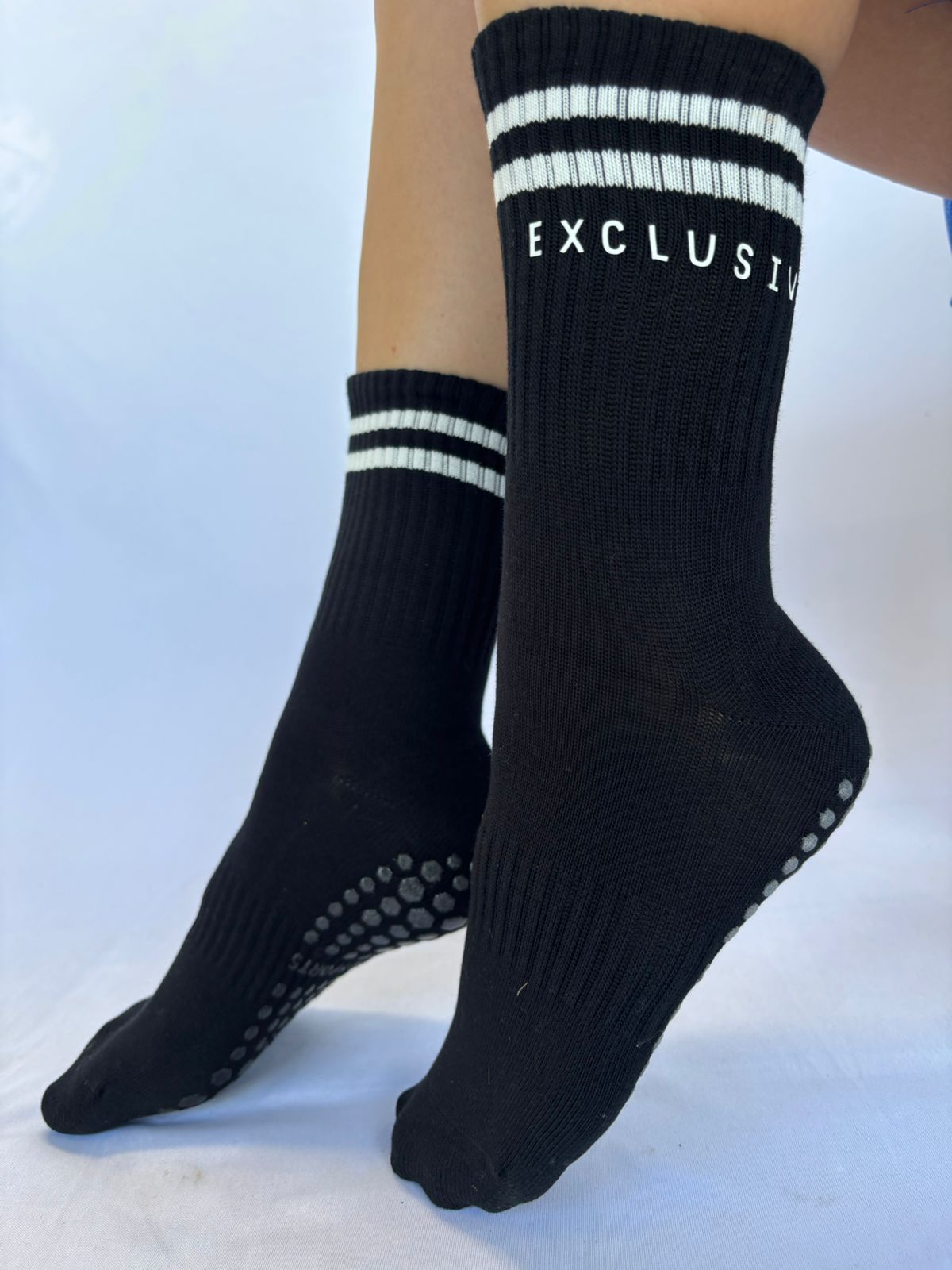 CALCETAS DE FRANJAS ALTAS- EXCLUSIVO