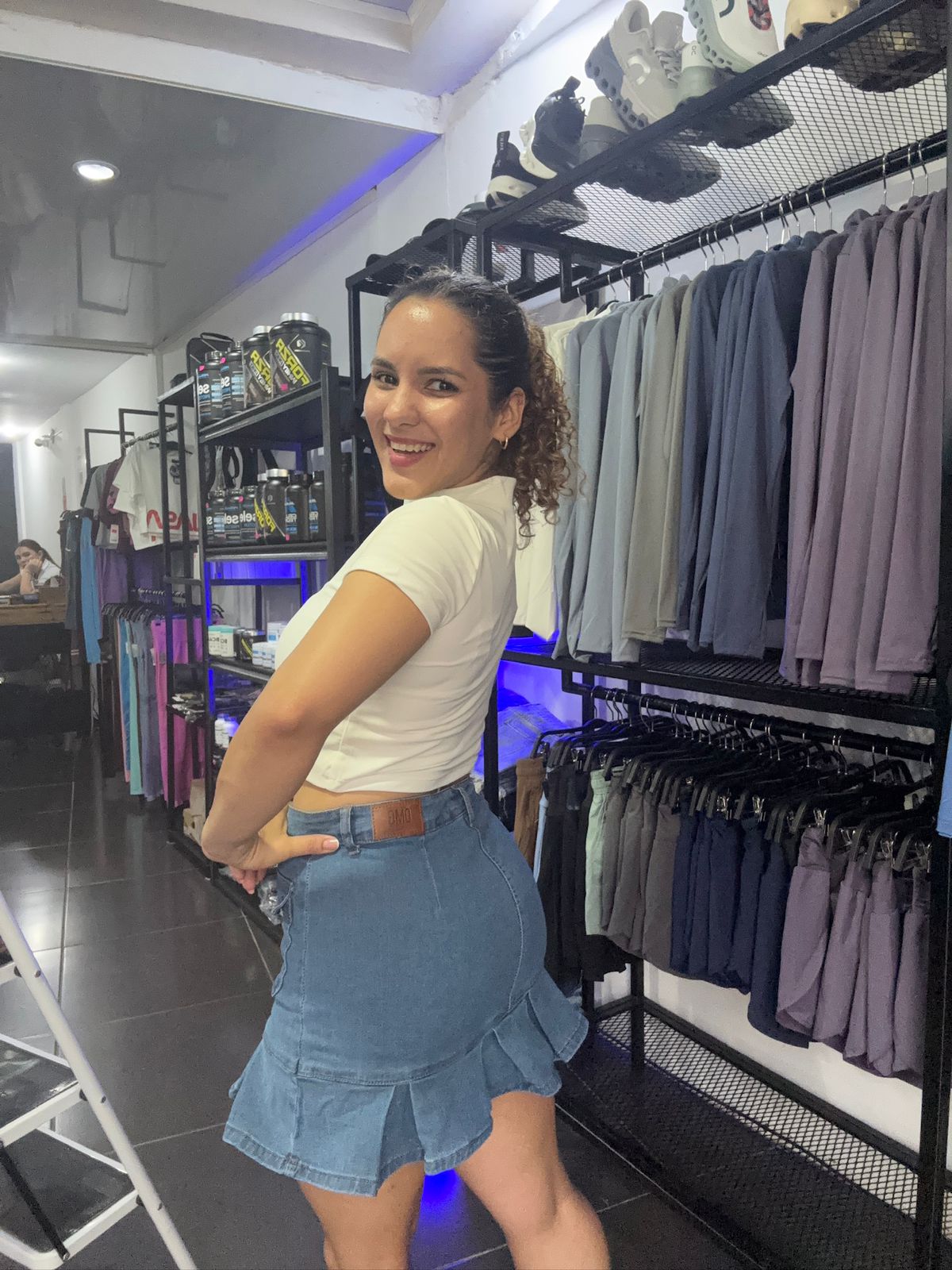 FALDAS JEANS CASUALES- OMG