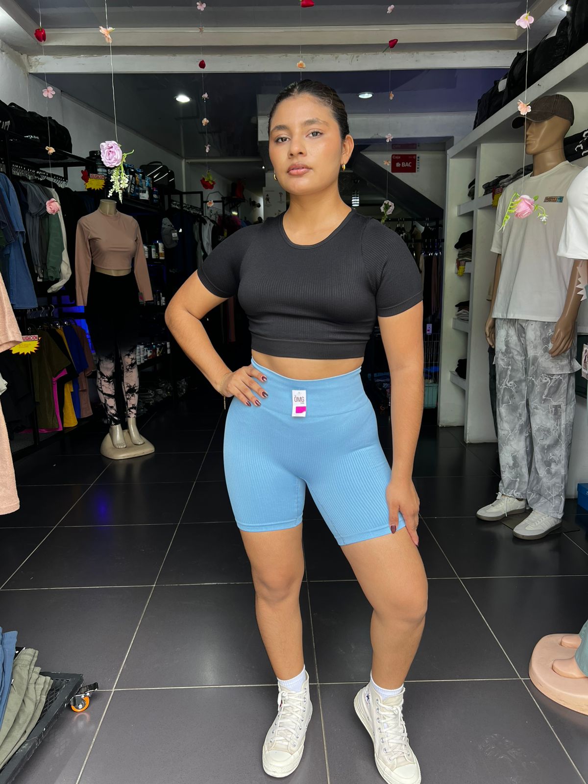 LEGGINS CORTAS COLORES PASTELES SEAMLESS- OMG