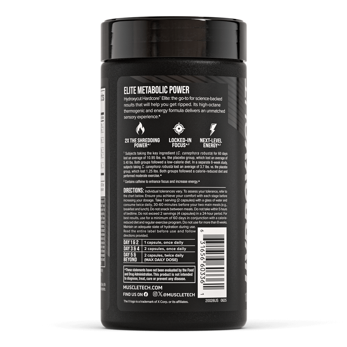 HYDROXYCUT HARDCORE 100 CAPS- MUSCLETECH